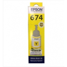 爱普生(Epson)T6744黄色墨水补充装 C13T674480(适用于L801)