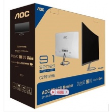 AOC C2791VHE/WS 27英寸 1800R曲率 VA广视角 家用电竞双实力 不闪屏曲面电脑显示器