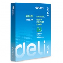 得力(deli) 7400 A4 莱茵河复印纸 70g 500张/包 单包装