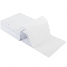 得力(deli)珊瑚海S241-2-1/3二联三等分80列不撕边 白色 电脑打印纸 1000页/箱