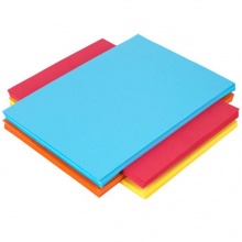 得力(deli) 7393A4 深黄色彩色复印纸 80g 100张/包 单包装