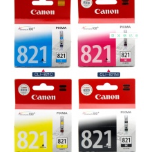 佳能(Canon)CLI-821(BK C M Y) 墨盒(适用iP3680、iP4680、iP4760、MX86...